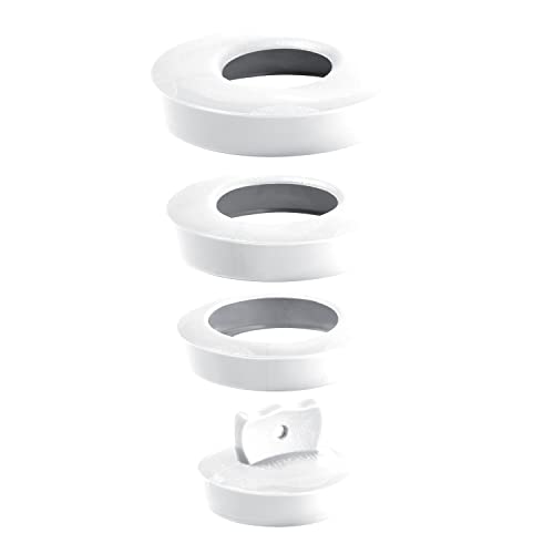 Wirquin 39224401 Bouchon universel avec anneaux, blanc