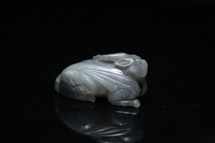 Amazon.co.jp: 唐代 瑞獣置物 古玉和田玉青花玉 貔貅 中国骨董 工芸品 