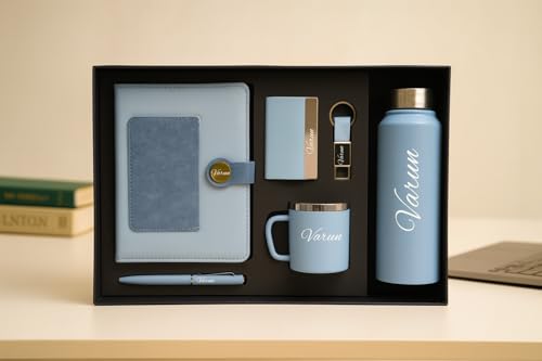 Your Gift Studio Customized Diary Gift Set Sky Blue - Image 3