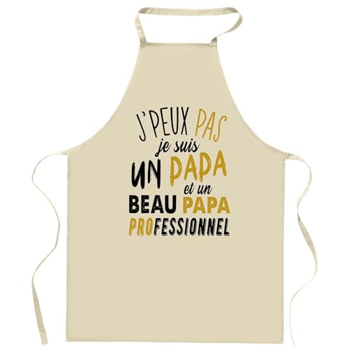Tablier de travail jardinage et cuisine Planetee pour homme actif