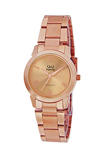 Q&Q Analog Gold Dial Womens Watch-S359-006NY (B08VVYZGWB) Amazon Price History, Amazon Price Tracker