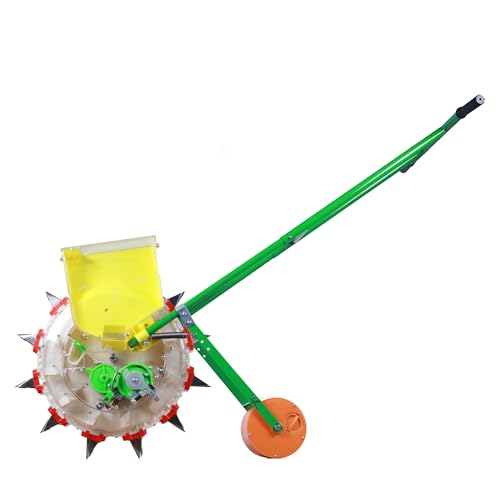 JTWJIKMEER Hand Push Seeder Suitable for Sowing Various Crops and Flowers Applied to Farms and Gardens
