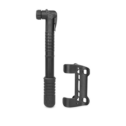 Bomba de Ar Mini Kode Nylon Bico Reversível com Trava Preto - SSX Multicoisas