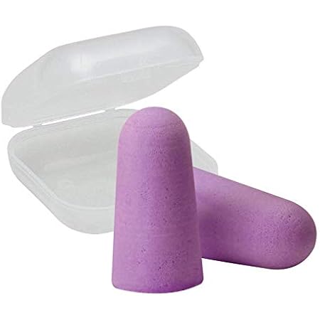 Flents Quiet Time Ear Plugs/Earplugs | 10 Pair | Case Included | NRR 33 | Made in The USA