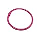 Anfukone 2 inch Book Binder Ring Curtain Ring Disassemble 4 Colors Pack of 24