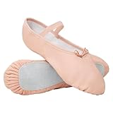 Theatricals Girls Beginner Leather Full Sole Ballet Shoes Pink 01.5M T1000C