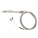 TOPBATHY 2M Temperatursensor Kabel Edelstahlsonde Hochwertige Temperaturfühler mit Kompaktem Design für Präzise Temperaturmessungen Heizsystemen Gartenanwendungen