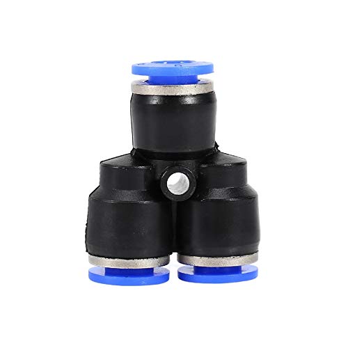 5 Pcs/Lot Pneumatic Y Union Connector Pneumatic Components Fittings Pneumatic 6/8/10/12mm Tube Push in Connector - (Color: Port Diameter 6mm)