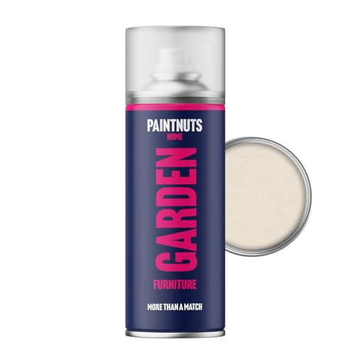 Paintnuts Garden Furniture Paint - RAL-9001 - CREAM Gloss 400ml Spray Can