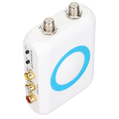 Modulador a RF NTSC PAL Zunate HDM66 convertidor CATV de televisión analógica con salida A/V