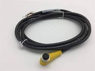 E-WKC 8T-264-10, Cordset, R-A M12 Female 8pos to Cut End, 4 Twist Pairs x24AWG 10M, PVC Black, U-04789