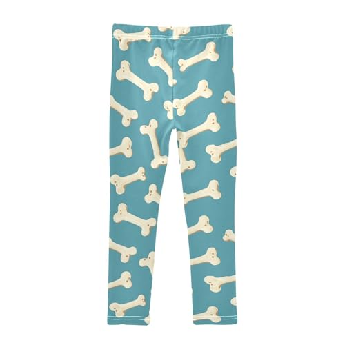 ZZKKO Girls Leggings Pet Bone Toddler Girls Clothes Leggings for Girls Toddler Girls Leggings 3-4T2