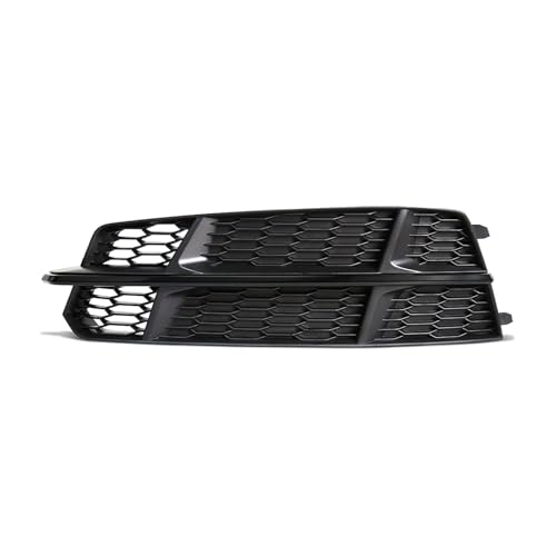 Couvercle de phare antibrouillard avant gauche noir pour grille nid d'abeille Audi A6 C7 S-Line