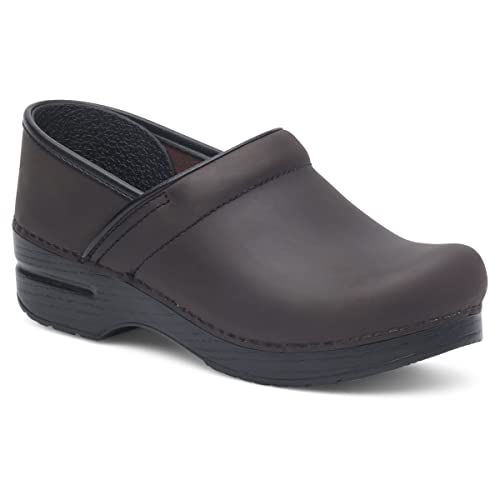 Dansko 21278020247 Narrow Pro Antique Brown/Blk Stapled Clog 47 #TOP13