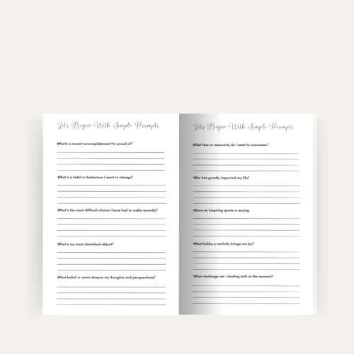 Image of STREAM OF CONSCIOUSNESS MINDFUL REFLECTION JOURNAL: 125 prompts to inspire mindful creative writing I Self-help I Express Your Inner Voice I 193 Pages