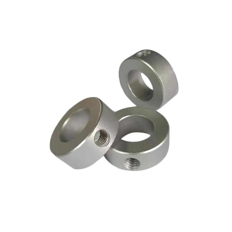 4pcs 5mm*12mm*8mm Stop Screw Fixed Bearing Limit Ring Shaft retaining Rings Locator Aluminum Alloy Circle