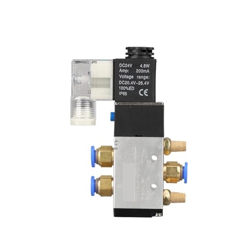 Électrovanne pneumatique 4V210-08 pour stopper les fuites d'air 6mm - 2
