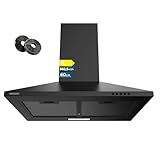 Cecotec Cappa Aspirante Piramidale 60 cm Bolero Flux PM 604000 Black A. Finitura Nera Vern...