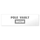 CafePress Pole Vault Mom 10'x3' Rectangle Bumper Sticker Car Decal