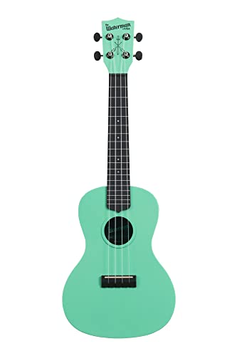 Image of Kala Brand Music Co. The Waterman Beach Collection, 4-String Ukulele, Right, Sea Foam Green, Concert (KA-WMS-GN-C)