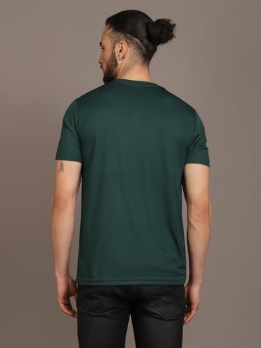 Image of INKKR Men's Solid Round Neck Multicolor T-Shirt (Pack of 3)