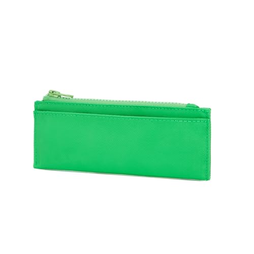 Image of Pencil Pouch for Teens School Office Supplies Pencil Case Cosmetic Bag Zipper (Grass Green)
