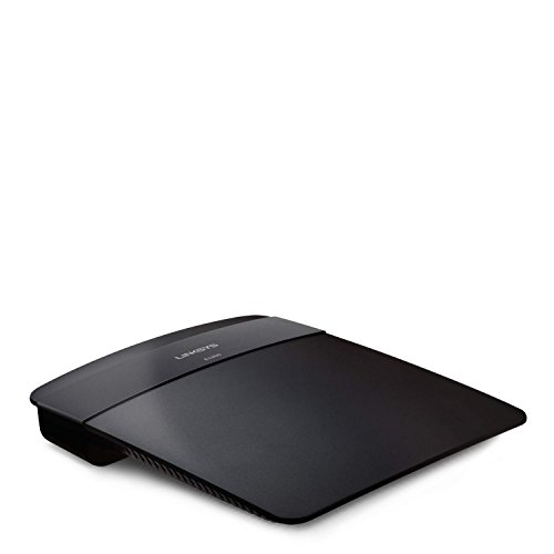 Image of Linksys E1200 2.4GHz Radio Frequency Wi-Fi Router, Transfer Rates of Up to 300Mbps- Black (E1200)