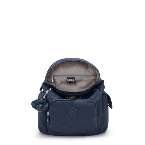 Kipling Women's City Pack MINI Backpacks, Blue Bleu 2, 14x27x29 cm (LxWxH)3