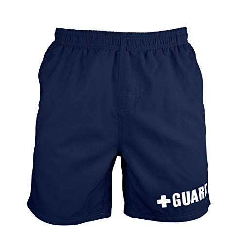 BLARIX Guard Volley Swim Trunks (Navy Blue, Medium)