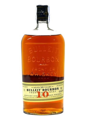 Bulleit 10 Jahre Bourbon - American Frontier Whiskey, Ultra-Premium-Whiskey, handgefertigt in...