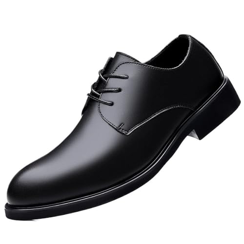 Leather Lace Up Oxford Shoes for Men Stylish Comfortable Design for Business and Formal Occasions