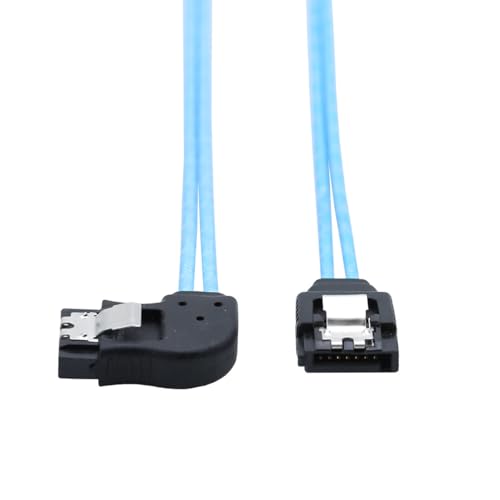 Cable SATA 7P Hembra ángulo recto a SATA Hembra 0.3 m miniatura 3