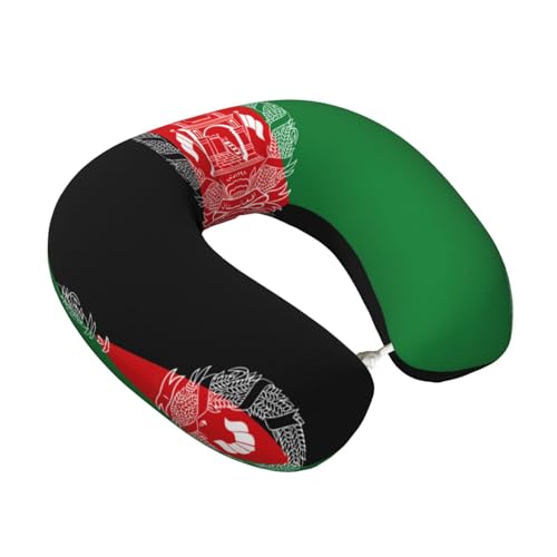 Almohada de viaje de espuma viscoelástica negra miniatura 2