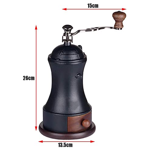 SXLCKJ Hand-Kaffeemühle mit konischem Mahlwerk – ideal für Cold Brew, Pour Over – tragbares manuelles Bohnen-Grinsen… – Bild 3