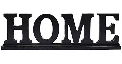 Rustic-Wood-Home-Sign-for-Home-Decor-Decorative-Wooden-Cutout-Word-Decor-Freestanding-Home-Tabletop-Decor-165-X-5-Black-Home-Block-Letters-Sign-Family-Mantel-Fireplace-Decor Rustic Wood Home Sign for Home Decor Decorative Wooden Cutout Word Decor Freestanding Home Tabletop Decor 165 X 5 Black Home Block Letters Sign Family Mantel Fireplace Decor