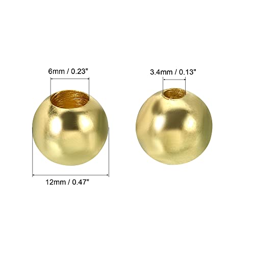 Image of MECCANIXITY Pull Cord Tassels Window Blind Extender Chain Drop Knobs Ball Pull Ends Gold Tone, for Curtain Blinds Shades Light Ceiling Fan Pull Switch, Pack of 4