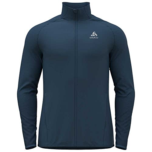 Odlo Herren ZEROWEIGHT WARM HYBRID Laufjacke, blue wing teal