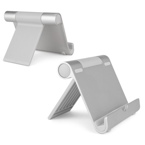 Suporte e suporte BoxWave para Samsung Galaxy Z Flip [Suporte de alumínio VersaView] Portátil, supor