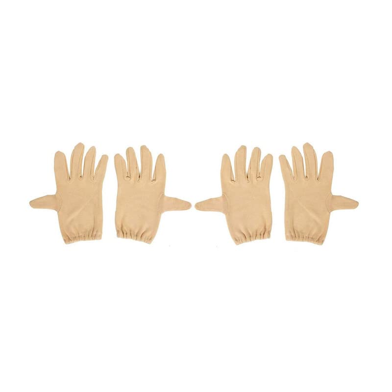 Cotton Short/Half Hand Gloves Sun Protection Gloves for Women 2 Beige-picture-40