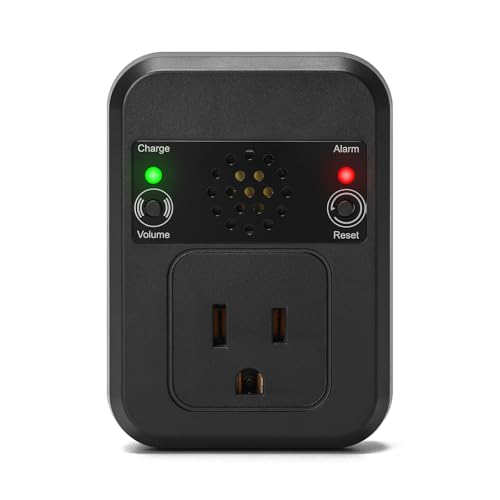 Power Failure Alarm for Freezer, Briidea Power Outage Alert with LED Indicator Lights and 80-120dB...