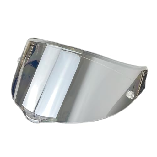 ANSUNDA Pista Helmet Visor Replacement,Motorcycle Helmet Face Shield for AGV Pista GPRR,Pista GPR,Corsa R (Revo Clear Silver)