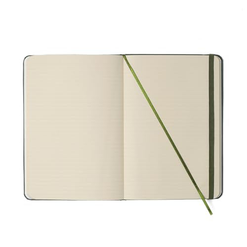 Caderneta Ciceros Clássica Pautado 14X21 Verde Oliva, Cicero
