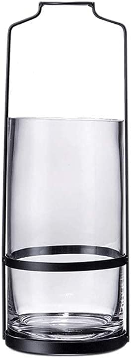 Vase arrangement de fleurs transparent pour décorer votre table de salon
