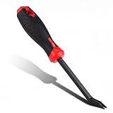 Staple Puller, Upholstery Staple Remover Tool Chrome Vanadium Steel Staple Lifter Staple Puller Pliers Nail Puller Suitable for Furniture Flooring Wooden Boxes (Black & Red)