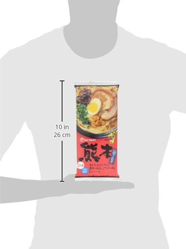 Marutai Kumamoto Tonkotsu Instant Noodle Soup Ramen Non-Fried For 2 Servings #TOP2