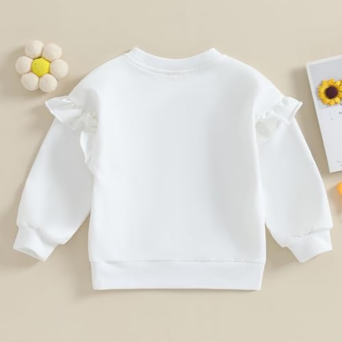 Baby Girl Boy Sweatshirts Toddler Trendy Solid Color Crew Neck Long Sleeve Pullovers Child Loose Top4