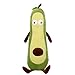 NOVELOVE Avocat en Peluche poupée Mignon Gros Yeux Fruits Oreiller Cadeau d'anniversaire Chambre décoration 70 cm 0.7 kg