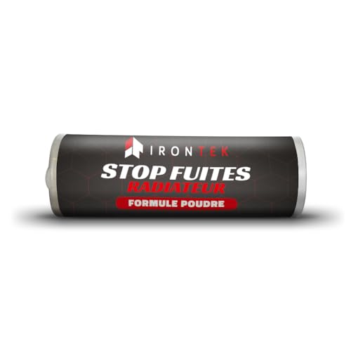 Stop Fuite Radiateur Poudre 20ml - IRONTEK | IT289 | Colmate Micro-Fissures | Compatible Tous Liquides Antigel | Action Immédiate | Auto & Moto