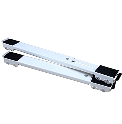 YNIYUJKL Base para Lavadora, Base Móvil Universal para Muebles, Pedestal Ajustable para Secadora Y Frigorífico, Base para Mininevera con 24 Ruedas Bloqueables, Capacidad,White
