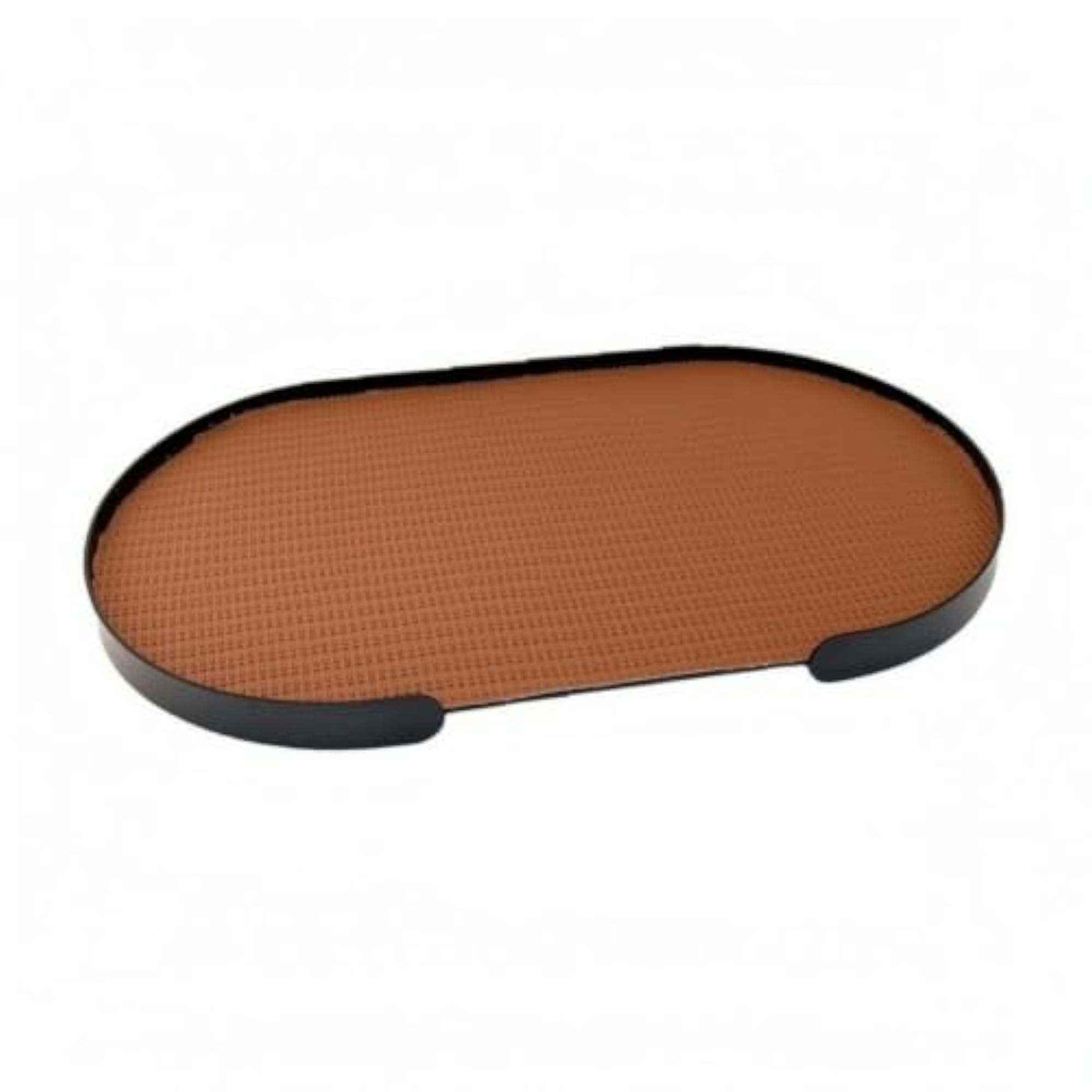 Long Oval Metal Tray, Decorative Minimalist Design